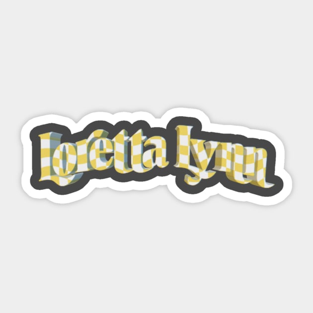 Loretta lynn magic singer Sticker by Pahala.kita